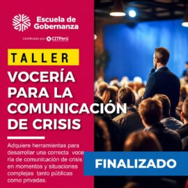 Taller de Vocería para la comunicación de crisis